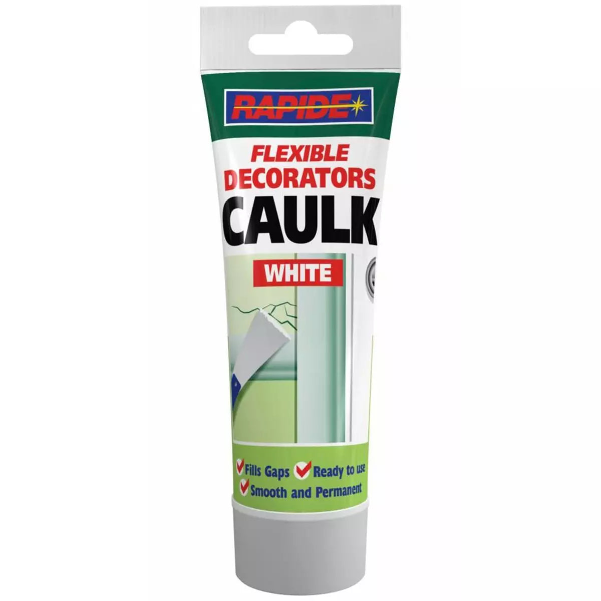 Rapide Squeezy Flexible Decorators Caulk Tube White 250g 3197 A Premium Quality Sealant
