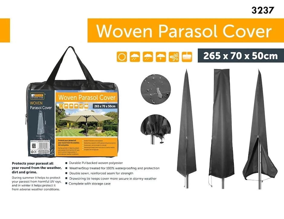 Durable Garden Woven Parasol Cover Protect Your Investment