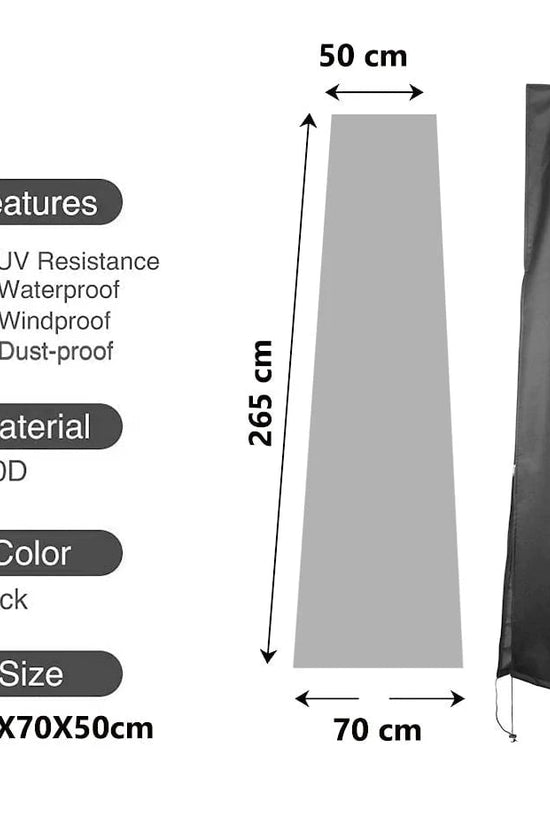 Durable Garden Woven Parasol Cover Protect Your Investment