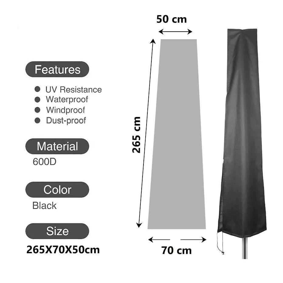 Durable Garden Woven Parasol Cover Protect Your Investment