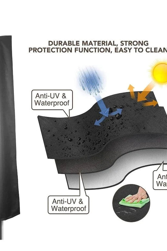 Durable Garden Woven Parasol Cover Protect Your Investment