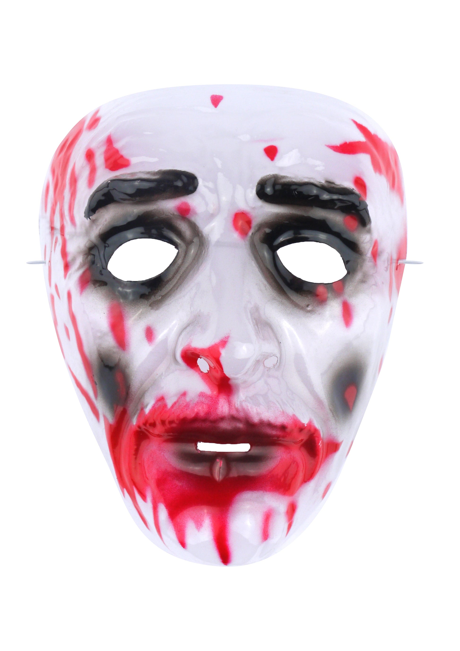 Bloody Face Mask Clear for Halloween Costume