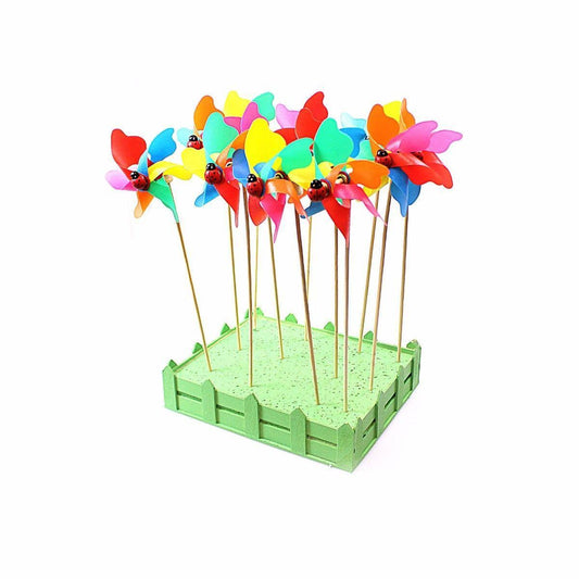 Colorful Pinwheel Wind Spinner for Outdoor Garden Decor