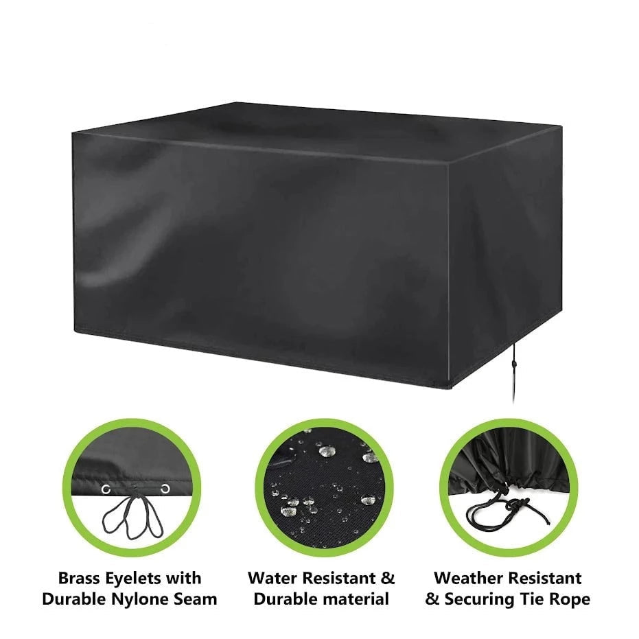 Durable Garden Woven Table Cover 170 x 94 x 70cm