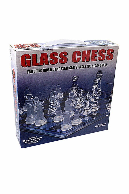 Elegant Glass Chess Set for Family Fun Nights