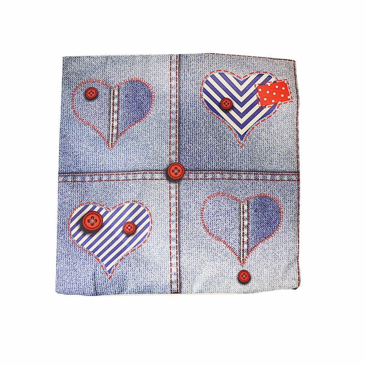 Decorative Cushion Cover Case Assorted Designs 43 x 43 cm