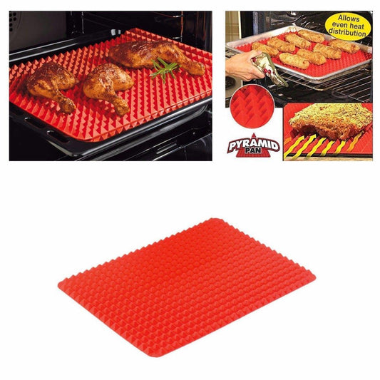 Pyramid Pan Silicone Cooking Mat for Healthier Meals