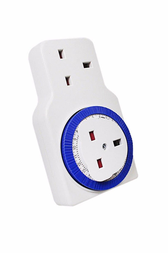 Eurosonic 24Hour Timer with Additional Socket and 15Minute NonTimed Settings