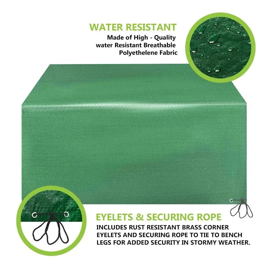 Durable 2 Seater Garden Bench Cover WeatherResistant Material