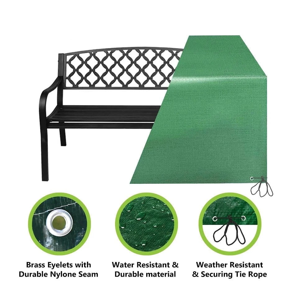 Durable 2 Seater Garden Bench Cover WeatherResistant Material