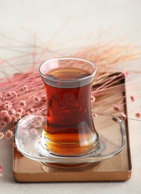 Elegant Zen Tea Glass Set of 6 155cc