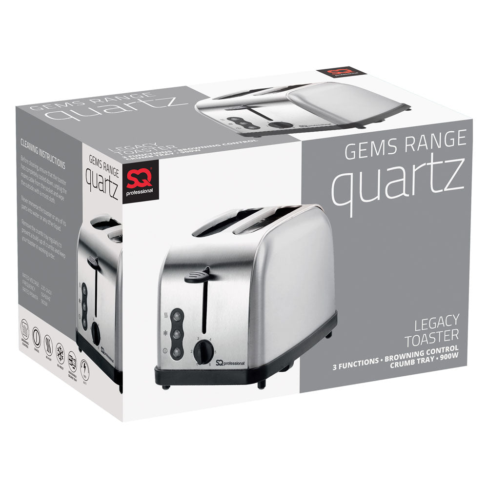 SQ Professional Gems Legacy 2Slice Toaster 900W Quartz