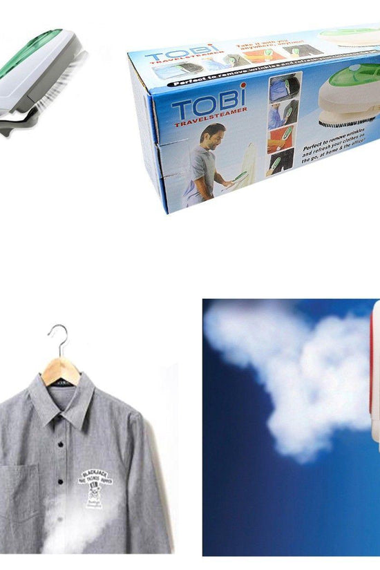 Premium Tobi Hand Travel Steamer for WrinkleFree Clothing Anywhere