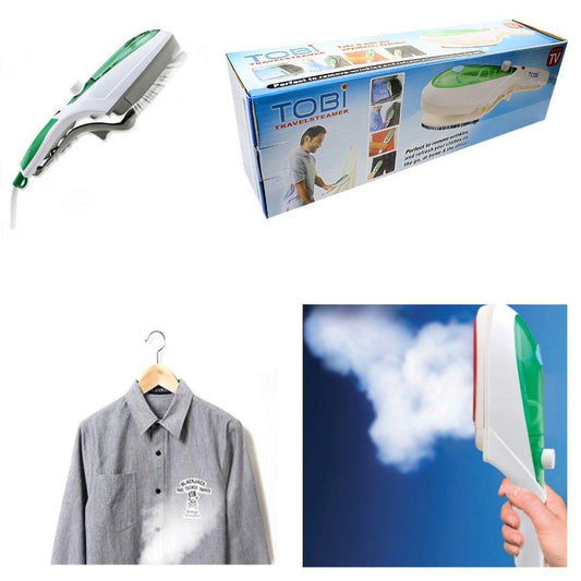 Premium Tobi Hand Travel Steamer for WrinkleFree Clothing Anywhere