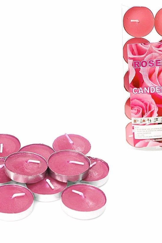 10 Pack Assorted Scented Wax Tea Light Candles for Relaxation and Atmosphere