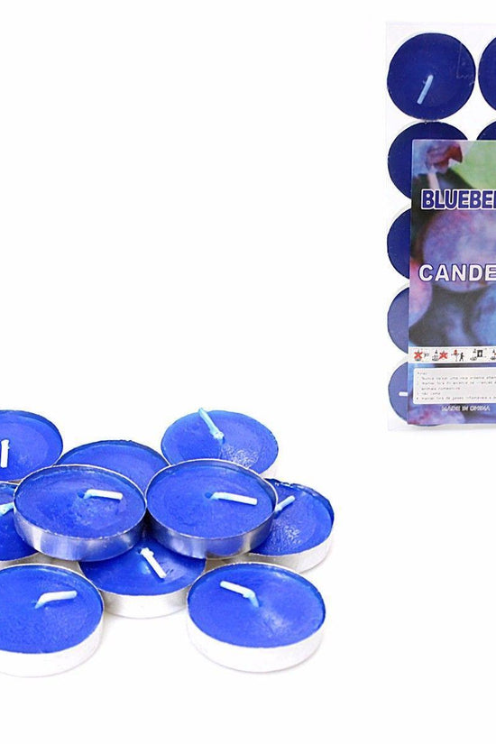 10 Pack Assorted Scented Wax Tea Light Candles for Relaxation and Atmosphere