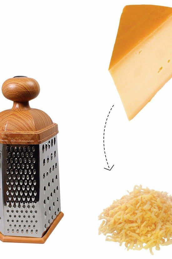 6Sided Professional Grater Shredder for Cheese Garlic Ginger and Potatoes