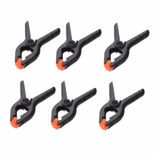 Durable Plastic Swivel Spring Clamps 2 6 Pack for DIY Projects