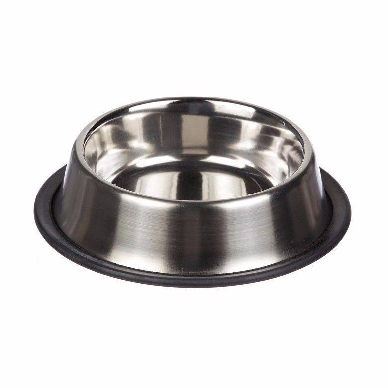 Durable Stainless Steel Pet Bowl Small Size Ideal for Dogs
