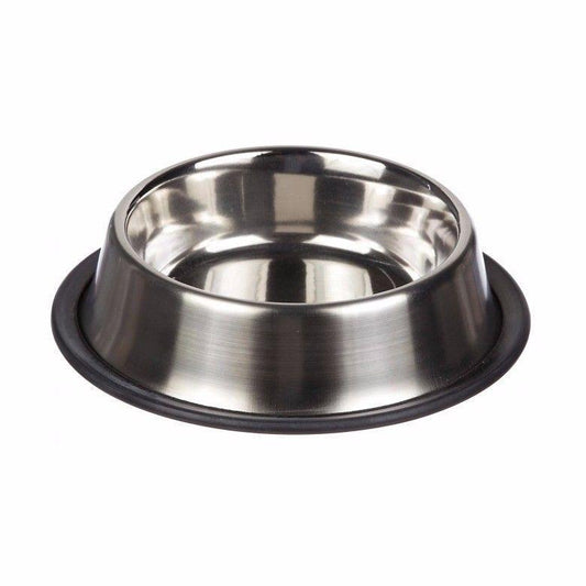 Durable Stainless Steel Dog Feeding Bowl Ideal for Medium to Large Dogs