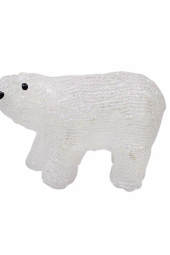LED Christmas Polar Bear Figure Festive Indoor Decor