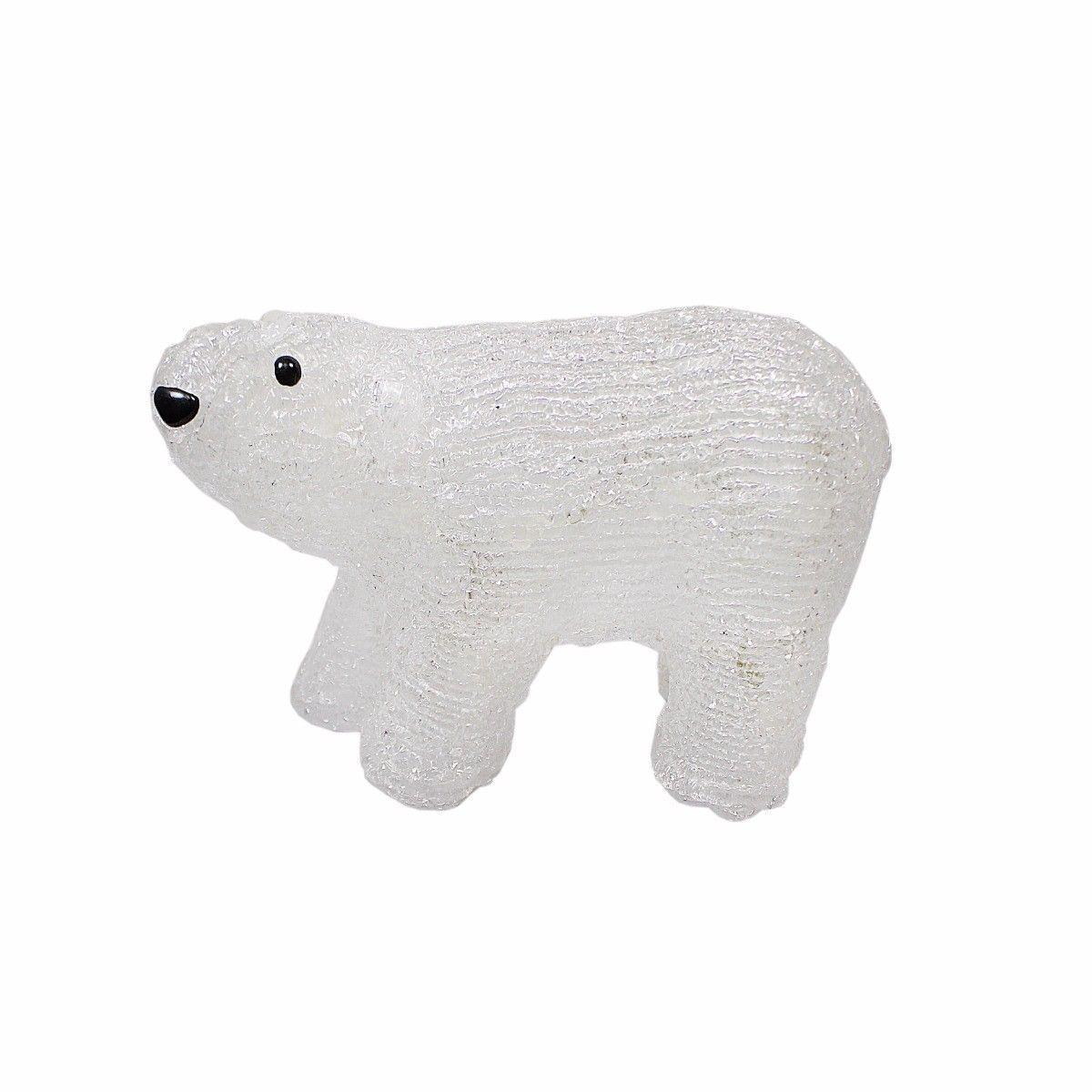 LED Christmas Polar Bear Figure Festive Indoor Decor