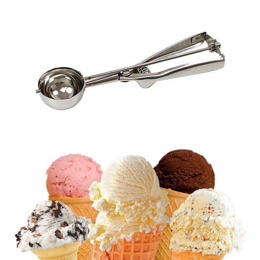 Durable Stainless Steel Ice Cream Ball Scoop 6cm