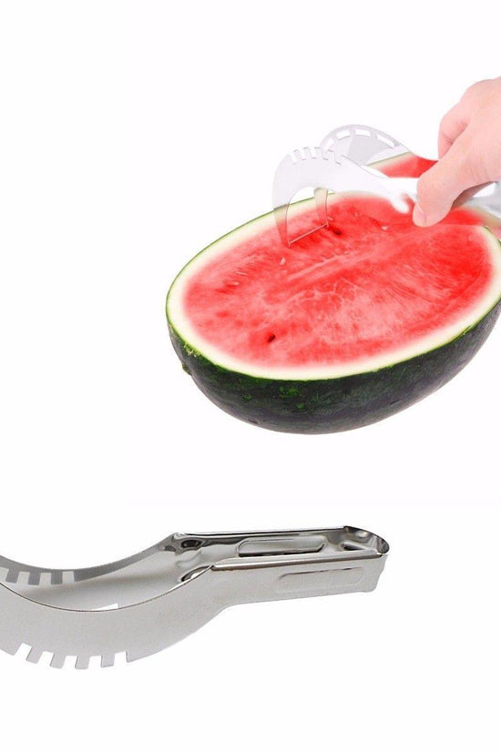 Stainless Steel Watermelon Slicer and Server Set