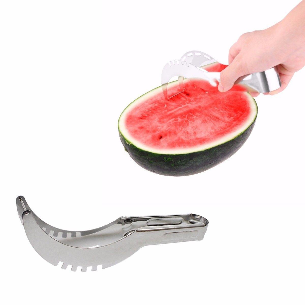 Stainless Steel Watermelon Slicer and Server Set
