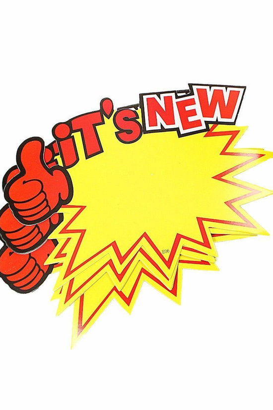 Assorted Discount Sale Labels 15 x 125cm Pack of 10 New Designs