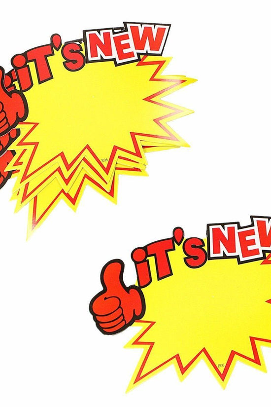 Assorted Discount Sale Labels 15 x 125cm Pack of 10 New Designs