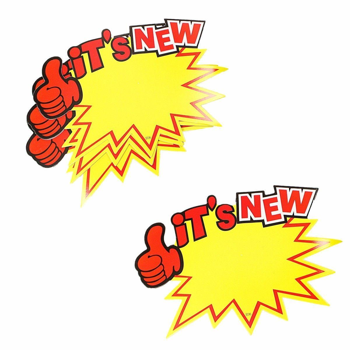 Assorted Discount Sale Labels 15 x 125cm Pack of 10 New Designs