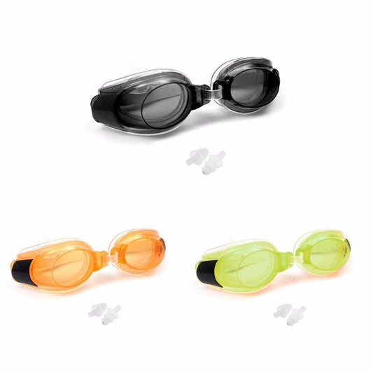 Premium Comfort Swimming Goggles with Nose Clip for Outdoor Use