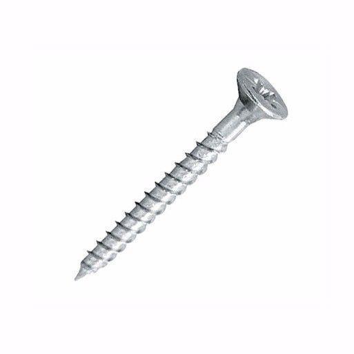 30Pack 8x1 12mm Pozi Countersunk Wood Screws Zinc Hardened Twinthread