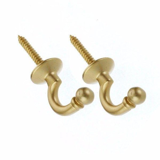 Elegant GoldBrass Curtain Tiebacks Pack of 2