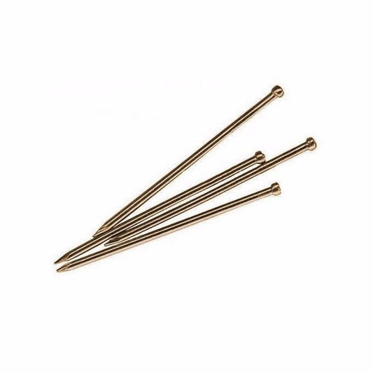 40 Pack 24cm Brass Picture Pins for Home DIY Projects