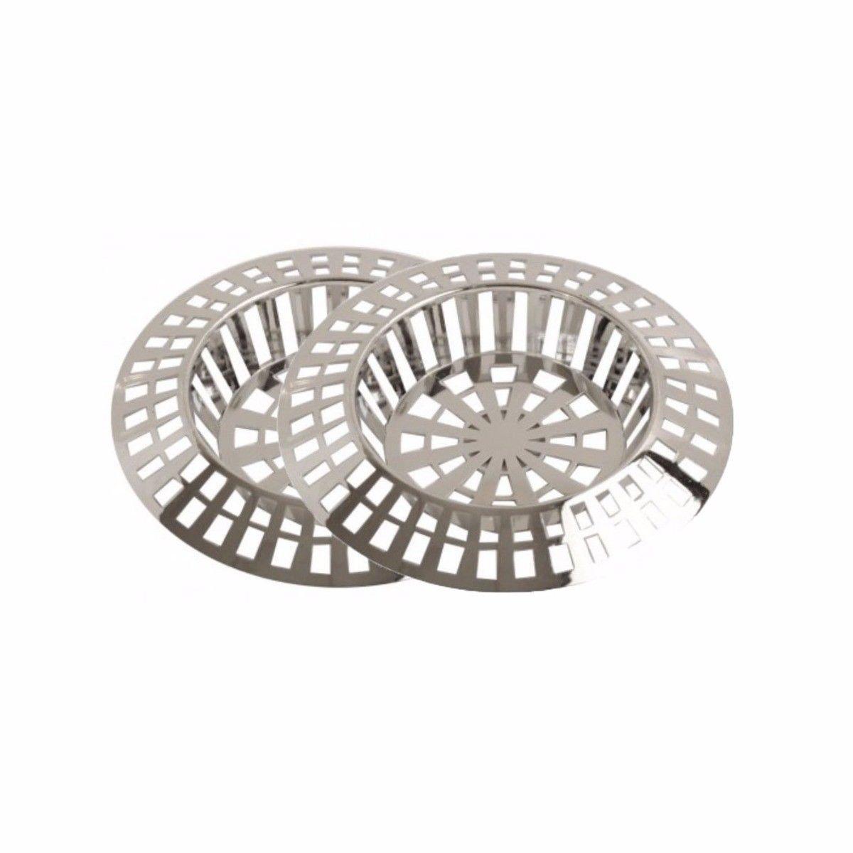 Durable White Sink Strainers 1 12 Pack of 2 for DIY Home Projects