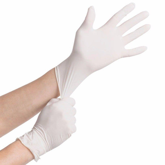 6Piece Disposable Powder Latex Gloves for Versatile Cleaning Needs