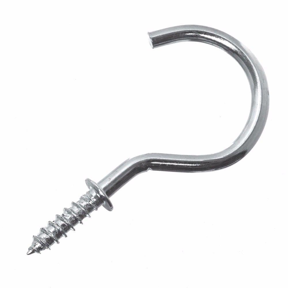 Premium Chromed Cup Hooks Value Pack 114 Pack of 12
