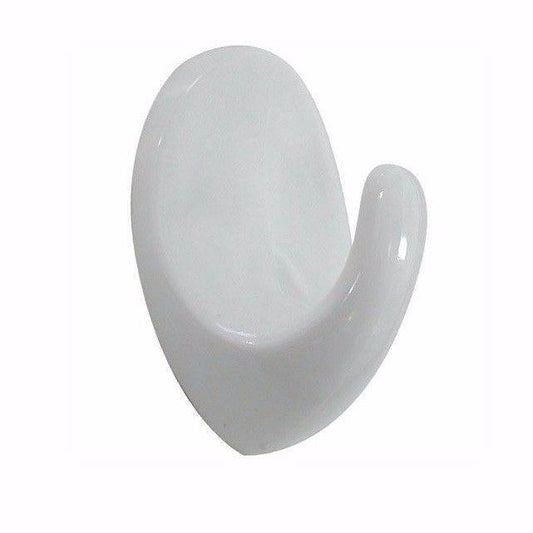 5Pack Strong Self Adhesive Oval Hooks for Home Office Use