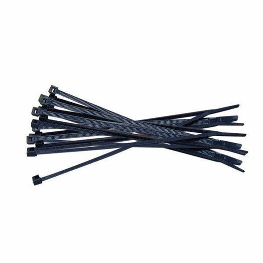 Durable 300mm Black Cable Ties Value Pack Set of 12