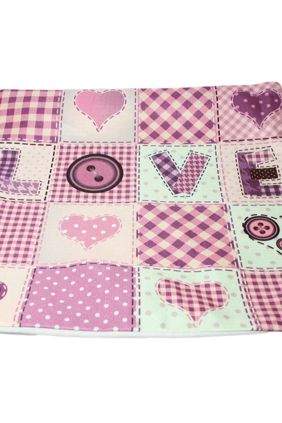 Heart Design Cushion Cover for Bedroom Couch 43x43cm
