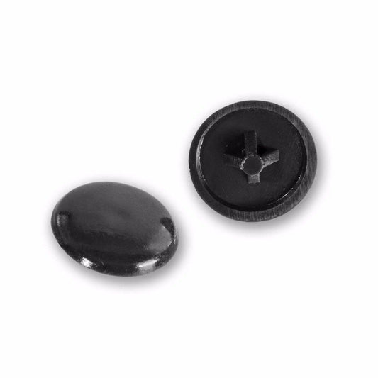 Pozi Screw Caps Black for Screw Sizes 6 Pack of 60