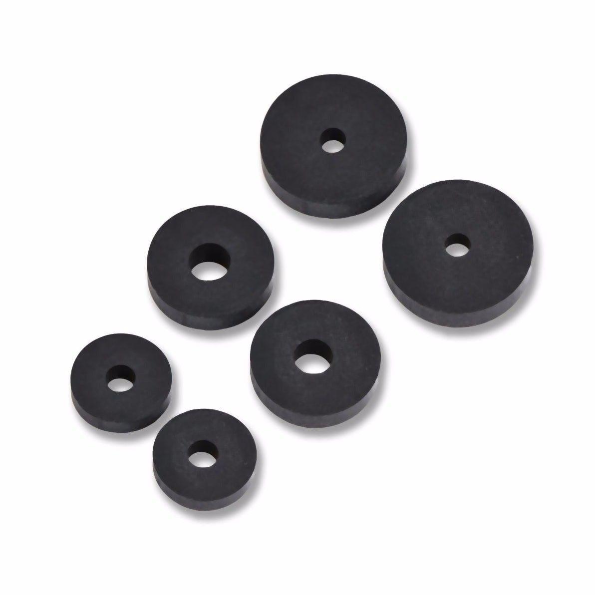 Neoprene Tap Washers Assortment Pack 16 Mixed Sizes for DIY Projects