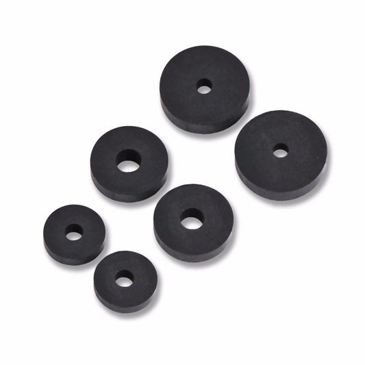 Neoprene Tap Washers Assortment Pack 16 Mixed Sizes for DIY Projects