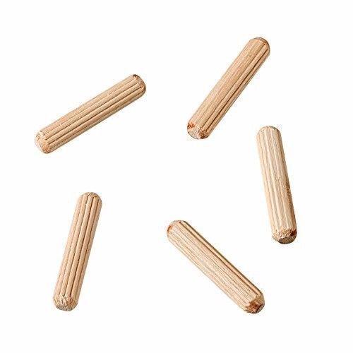 15Pack Wooden Dowels M8 x 30mm for DIY Crafts
