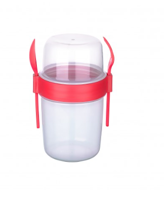 TTZ Take N Go Muesli Container 1100ml with Utensils