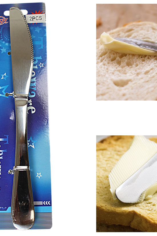 Premium Stainless Steel Butter Knife Set Pack of 2
