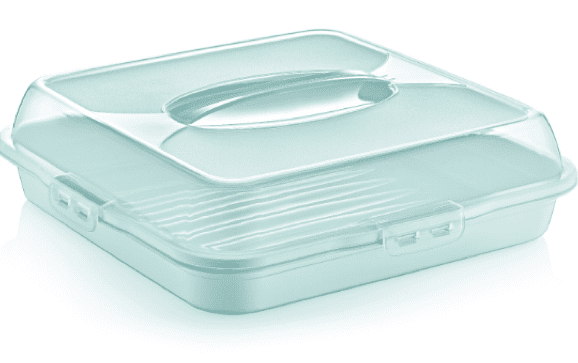 Square Brownie Cake Storage Container Keep Your Baked Goods Fresh