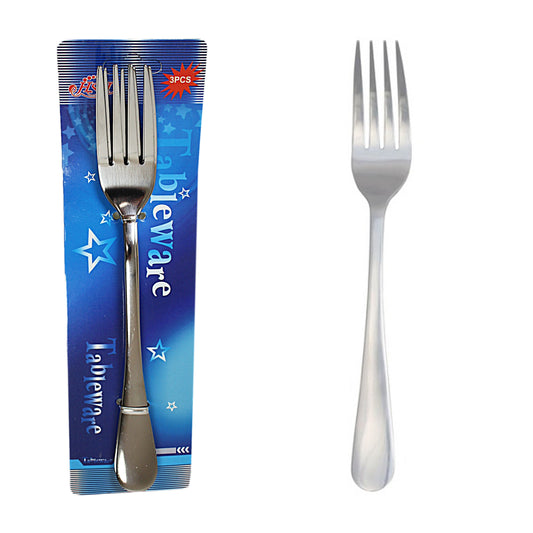 Durable Steel Kitchen Forks Pack of 3 Essential Cooking Tools